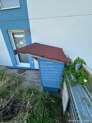 isolierter, überdachter Hasenstall Bild 5