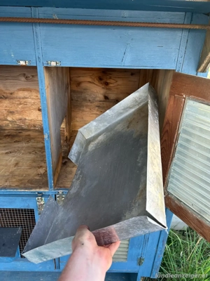 isolierter, überdachter Hasenstall Bild 4