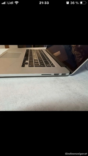 Macbook Pro 15,4" ,256gb Bild 3