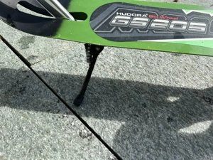 Faltbarer Aluminium Scooter Hudora grün Bild 2