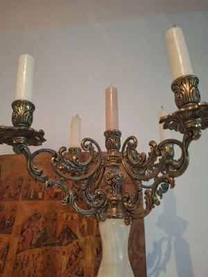 Antiker besonderer Kerzenständer  Bild 3