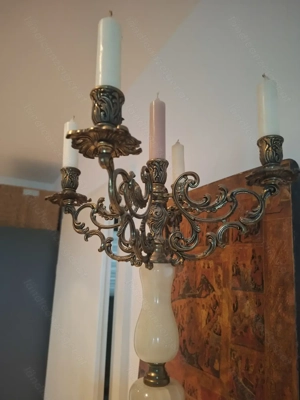 Antiker besonderer Kerzenständer  Bild 4