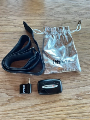 Cardiosport Herzfrequenzgurt + ithlete HRV-Sensor (mit Beutel)
