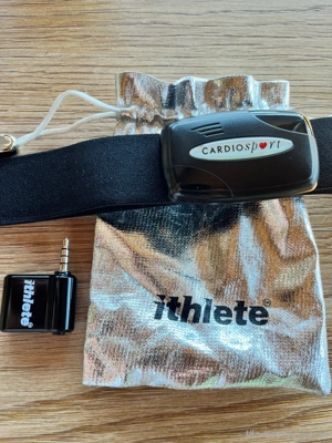 Cardiosport Herzfrequenzgurt + ithlete HRV-Sensor (mit Beutel) Bild 2