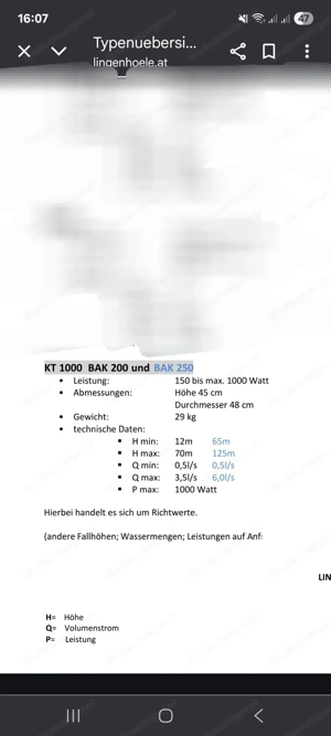 Stromerzeuger Wasserturbine Bild 5