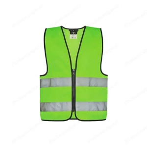 20 Kinder Warnwesten Grün für Zwei- bis Vierjährige