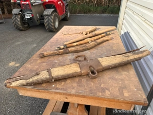 Alte Pferde- & Ochsengeschirrteile   bäuerliche Deko   Sammlerstücke Bild 2