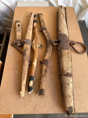 Alte Pferde- & Ochsengeschirrteile   bäuerliche Deko   Sammlerstücke Bild 3