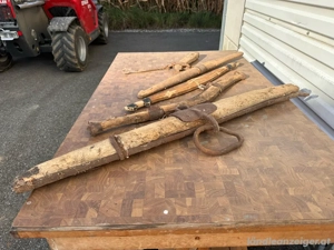 Alte Pferde- & Ochsengeschirrteile   bäuerliche Deko   Sammlerstücke Bild 7