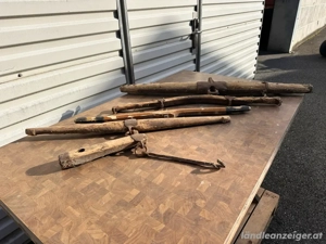 Alte Pferde- & Ochsengeschirrteile   bäuerliche Deko   Sammlerstücke Bild 9