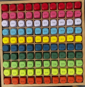 1x1 Lernen Spiel aus Holz