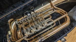 MIRAPHONE Norwegian Star 4-Ventiler Es-Tuba Eb Bass 16083 A 1100 Bild 10