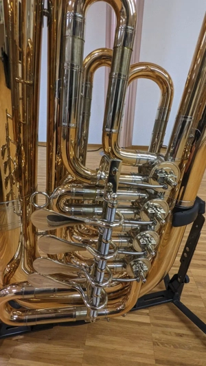 MIRAPHONE Norwegian Star 4-Ventiler Es-Tuba Eb Bass 16083 A 1100 Bild 9