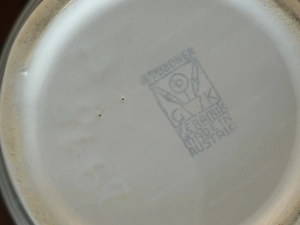 Gmundner Keramik Rumtopf Grüngeflammt Bild 3