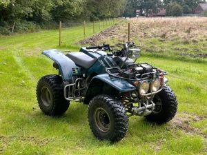 ATV Kawasaki KEF 300 Quad mit LOF, Seilwinde, Schneeschild, TÜV