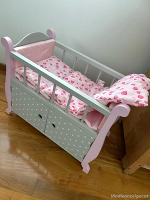 Puppenbett CHIC2000 "Puntos Grey "