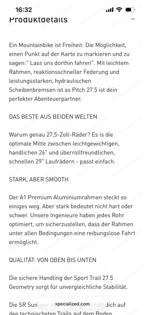 Specialized Mountainbike Pitch Bild 2