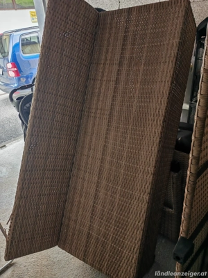 rattan sitzgruppe für Balkon oder Terrasse  Bild 2