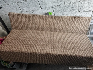 rattan sitzgruppe für Balkon oder Terrasse 