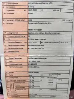 Anhänger transport Bild 4