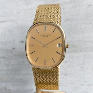 Patek Philippe Ellipse d'Or 36051 Jumbo 18k Gold Automatik 33mm Bild 3