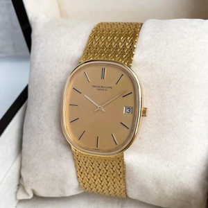 Patek Philippe Ellipse d'Or 36051 Jumbo 18k Gold Automatik 33mm Bild 6