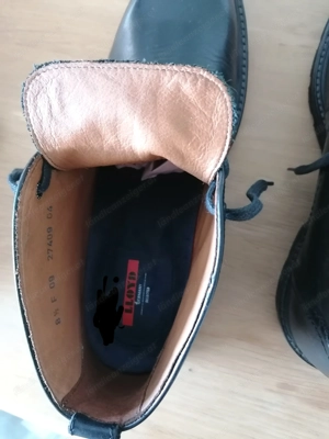 NEU: Original Lloyd Herren-Schnürschuh, echt Leder innen und außen, schwarz, nie getragen Bild 2
