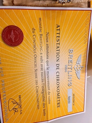 Breitling Chronomat b13350 Pilotband 18k Gold fullset Bild 3