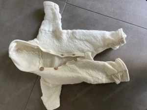 Wollwalk Overall von Cosilana weiß