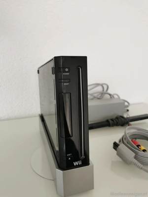 Nintendo Wii in der Farbe Schwarz