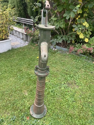 Golgenpumpe od, Schwengelpumpe od. Gartenpumpe, Gusseisen Bild 2