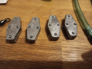 Angelzubehör, Grundblei 60g, Tiroler Hölzl, Aalglocken, Fast Lock Swivel Bild 4