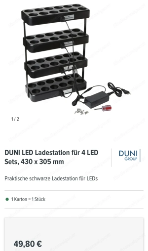 Duni LED Kerzenhalter LED Kerzen Ladestation Fernbedienung Bild 11