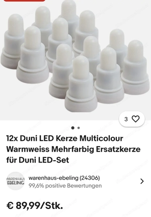 Duni LED Kerzenhalter LED Kerzen Ladestation Fernbedienung Bild 10