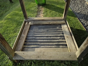 Spielturm mit Rutsche & Sandkasten   Marke Jungle Gym Bild 6