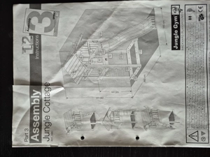 Spielturm mit Rutsche & Sandkasten   Marke Jungle Gym Bild 10