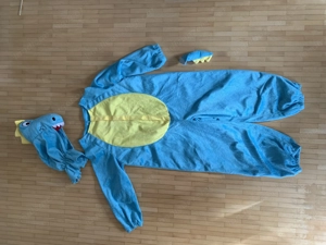 Kostüme- Drache (128) und Nilpferd(104) Bild 2