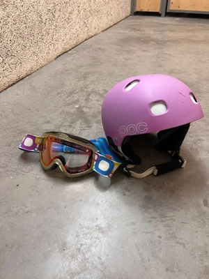 POC Skihelm Größe XL (59-62cm) + Brille Bild 3