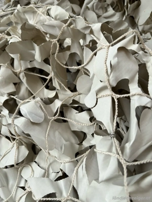 Tarnnetz- weiss   grau Bild 2