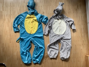 Kostüme- Drache (128) und Nilpferd(104) Bild 7