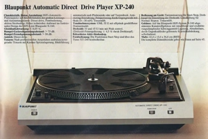 Blaupunkt Xp 240 Plattenspieler Bild 3