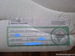 Kaltschaum-Matratze 160x200cm Bild 2