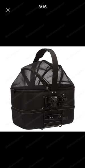 Hundefahrradkorb Front  Bild 3