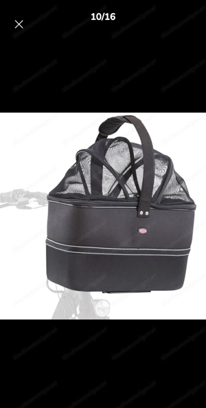 Hundefahrradkorb Front  Bild 4