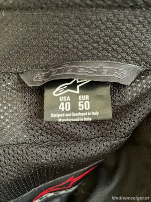 Alpinestar Leder Motorradjacke Bild 3