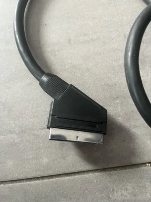 scartkabel 110 cm schwarz Bild 3