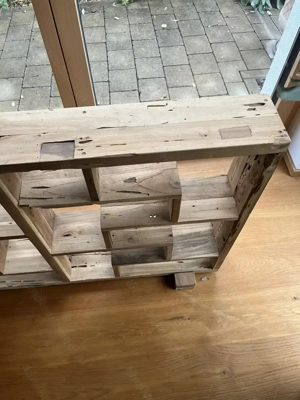 Teakholz Regal  Bild 2