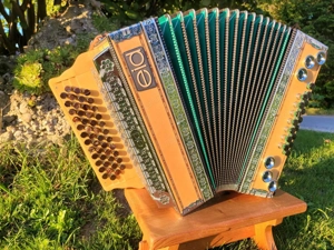 Steirische Harmonika Ziach Marke EID Ahorn -4-reihig - GCFB Bild 2