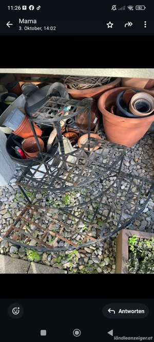 Blumentreppe ausal Metall Bild 2