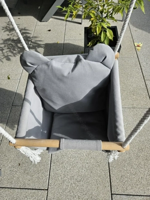 Baby-schaukel Grau Bild 3